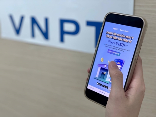 VNPT Money với tính năng mở tài khoản ngân hàng ngay trên ứng dụng